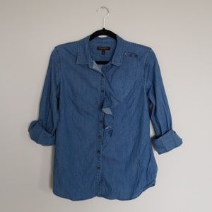 Banana Republic denim button up shirt